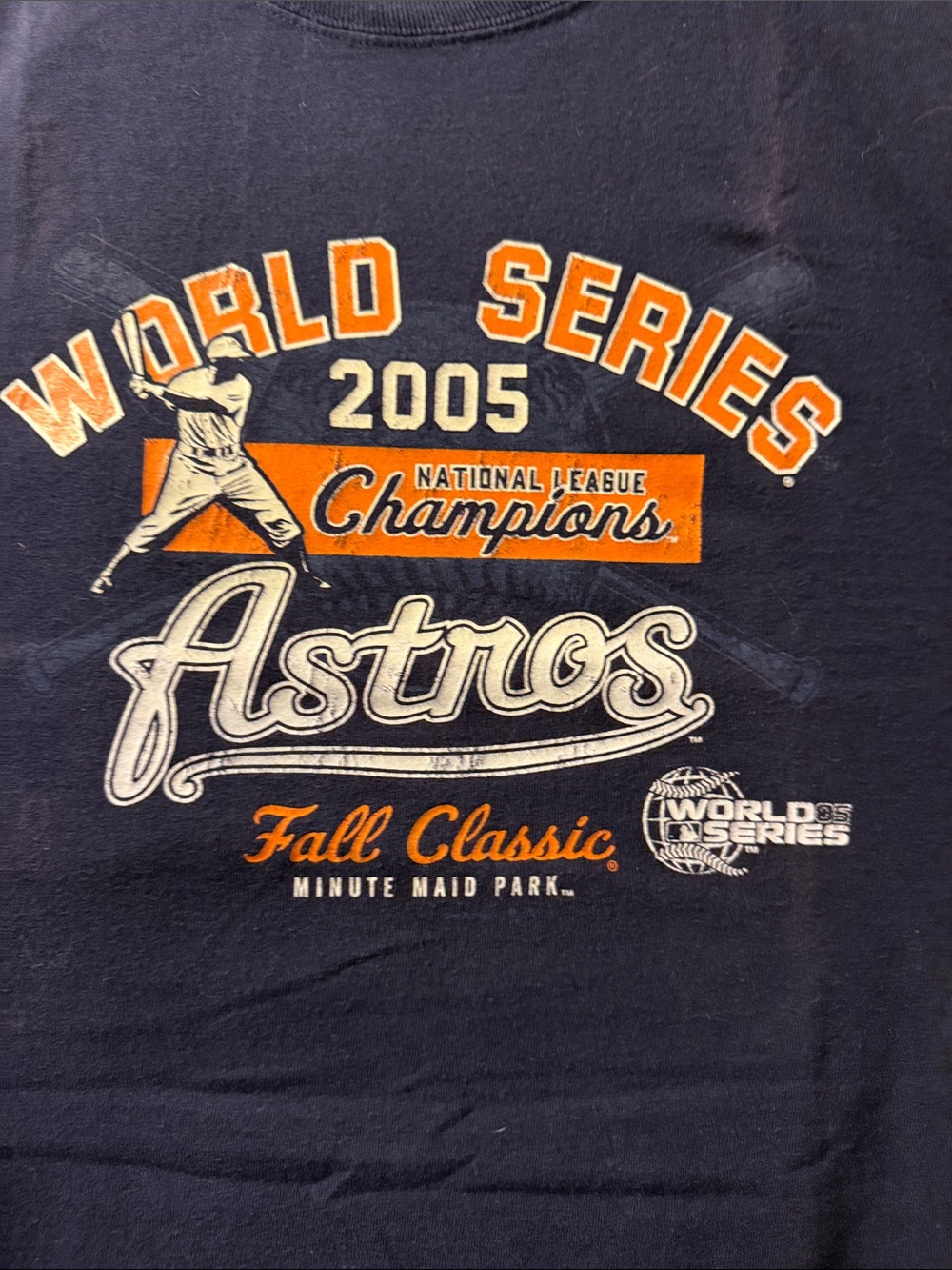 Vintage Y2K Houston Astros 2005 World Series T-shirt GGear Tag